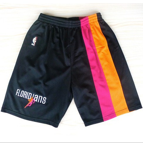 Men's  Miami Floridians ABA Hardwood Classics Black Short